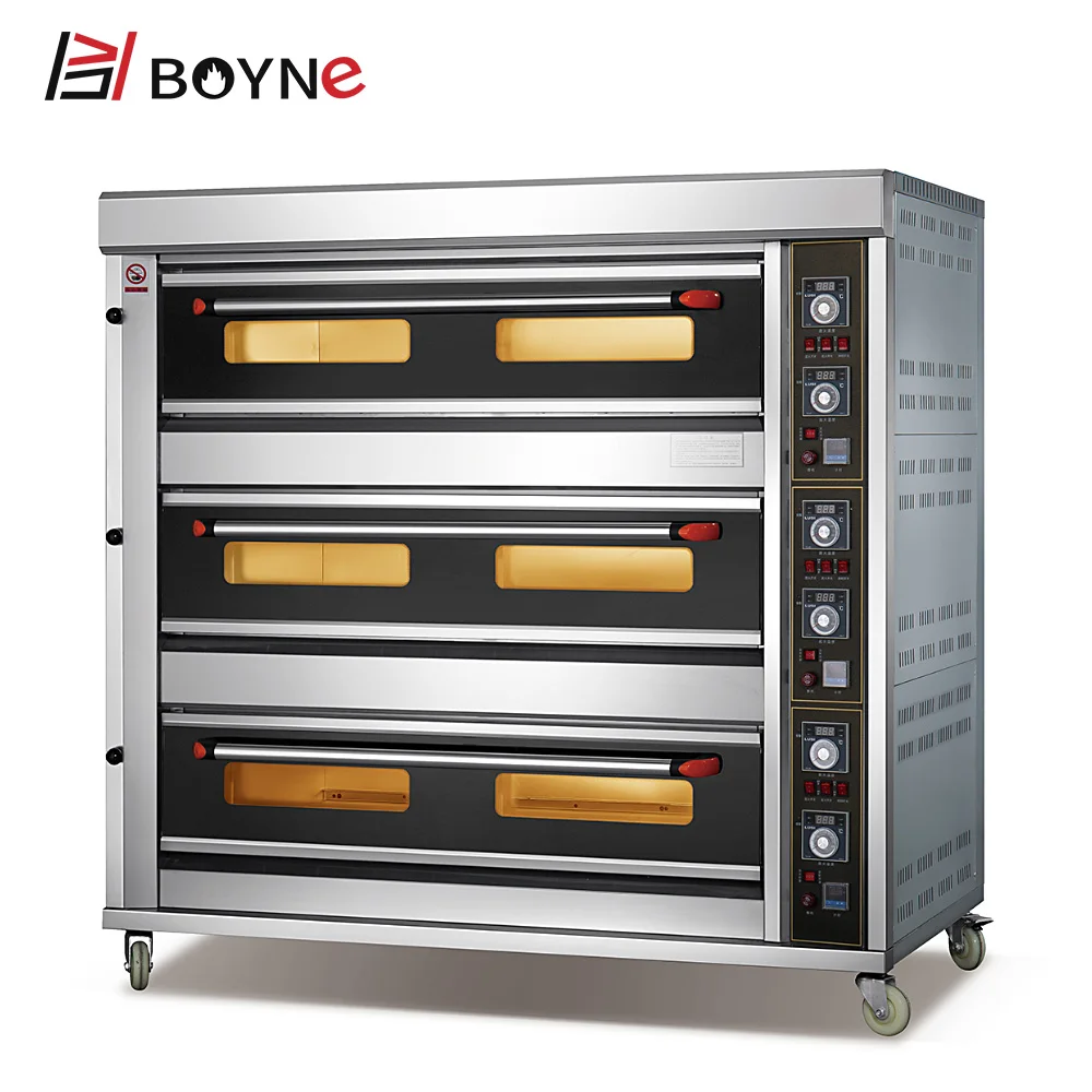 
Производитель кухонного оборудования Boyne, оптовая продажа газовой плиты, конвекция для выпечки с духовкой 