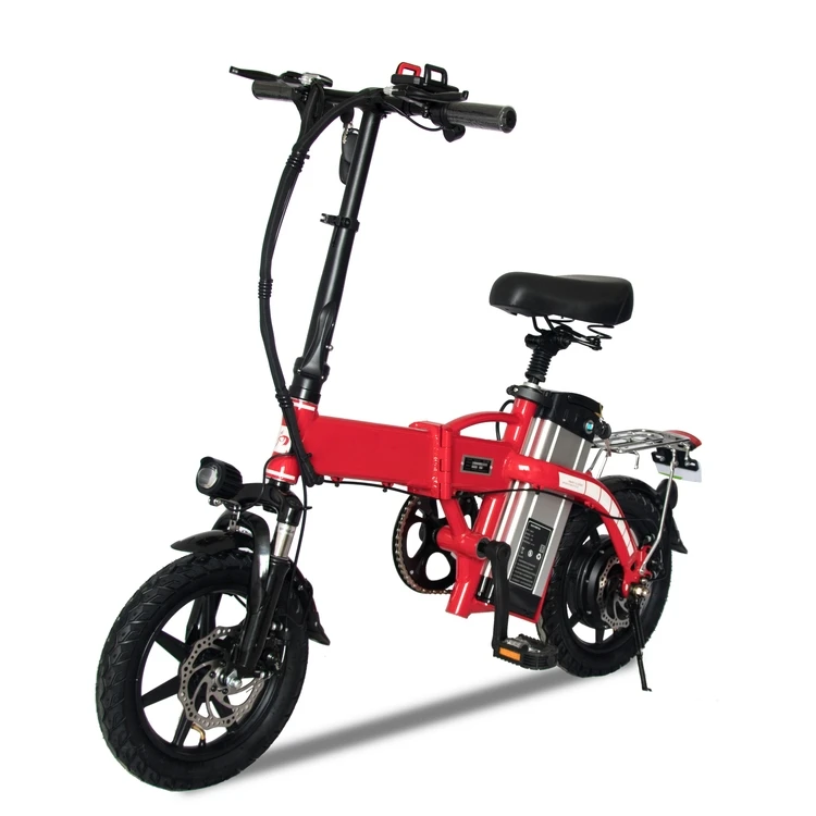 hot sale foldable mountain motorbike 14inch electric bicycle e bike hot sale full suspension folding e bike