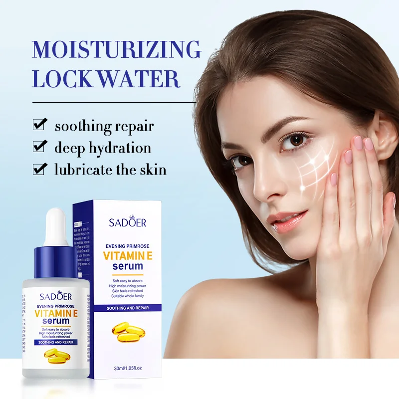 OEM SADOER herbal vitamin E oil mild not tight control skin care hydrating moisturizing whitening skin care set