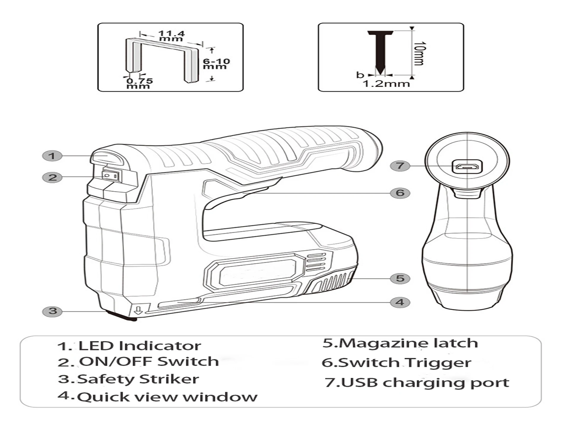 upholstery household fence cable wood heavy duty carpet charging li battery tiny cordless electric stapler staple gun