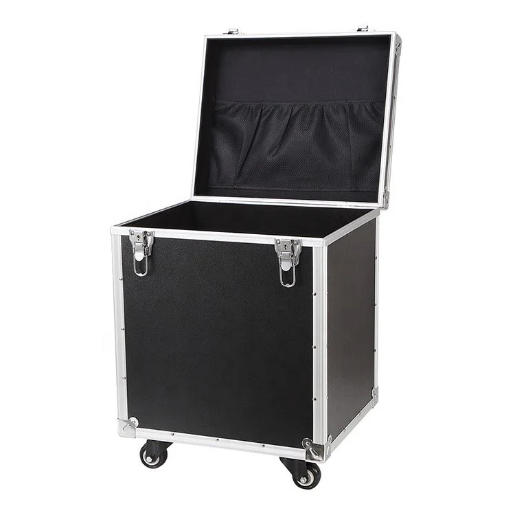 Factory Professional Custom Air Aluminum Tool Trolly Flight Case For Music Dj Equipment Shipping Box