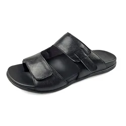 Medical Orthopedic Comfort Genuine Leather Women Summer OEM Non-slip Adult Outdoor EVA Material Origin Type Diabetic Sandals