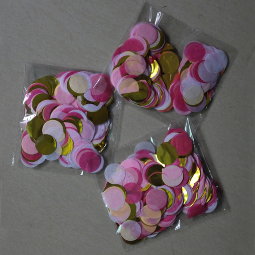 
5000 Pieces Paper Table Confetti Circles, Party Confetti Dots for Wedding, Holiday, Anniversary, Birthday 1 Inch 