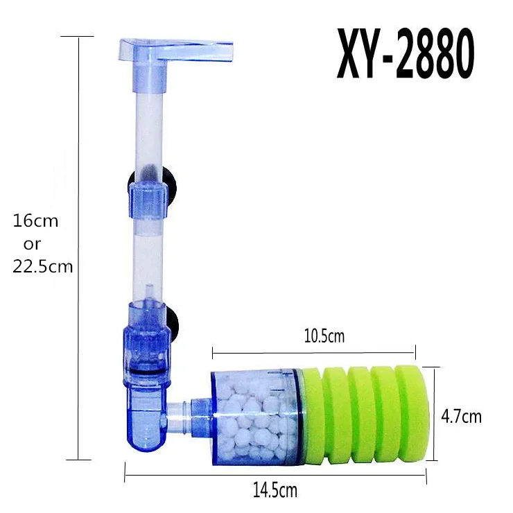 Xinyou Water Fairy Fish Tank Mini Toilet Absorber Small Filter Anti-gas Lift Pneumatic Oxygenation Sponge Filter For Aquarium