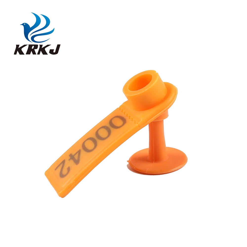 KD533 custom made sheep rfid uhf ear tags para animales with qr code