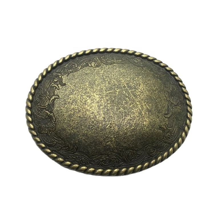 zinc alloy belt buckle custom metal western belt buckle Engraved pattern blank buckle