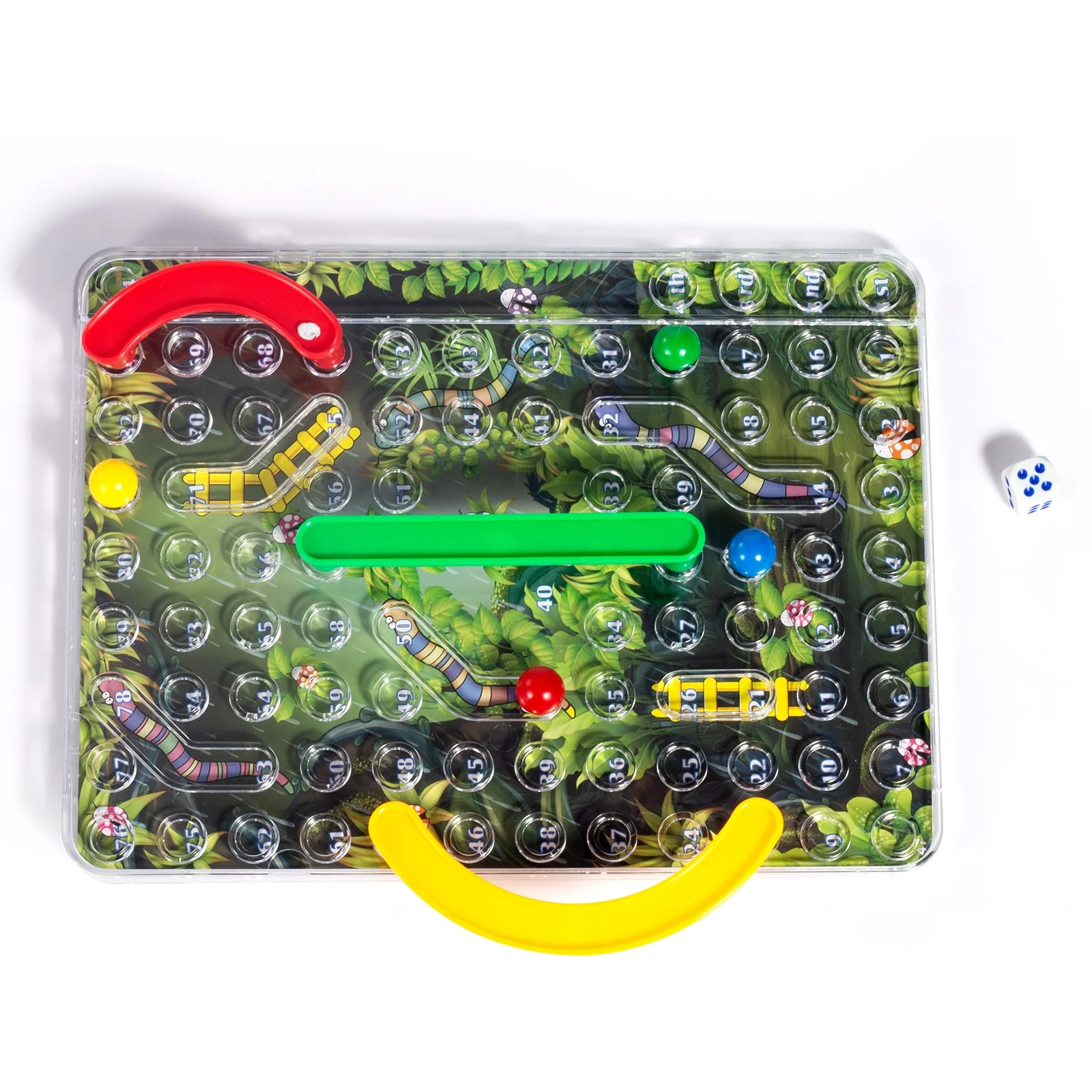 Snakes Ladders Puzzle Family Game Children Funny Table Game