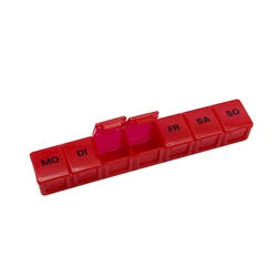travel size pill box 7 compartments vitamin fish oil pill storage cases compact weekly pill organizer 7 day