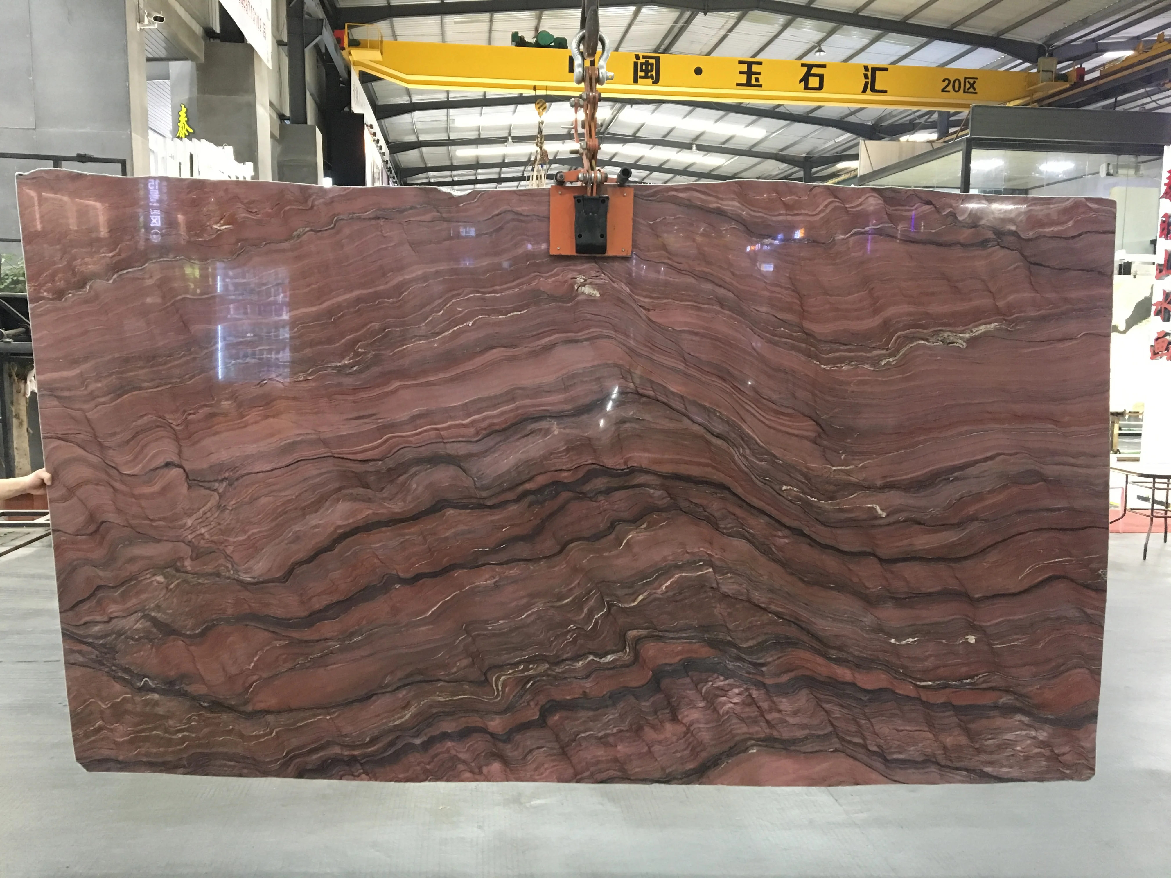 red fusion quartzite