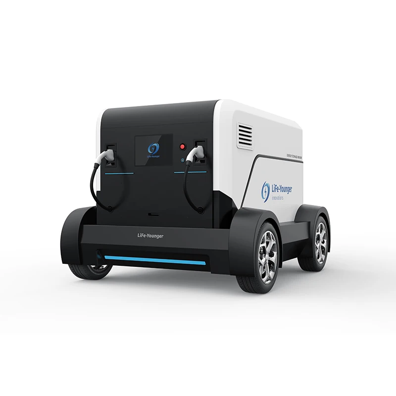 Mobile unit ESS Ev charger  Lifted Fork Lift N PE CE plug Provide 3 phase Power charging electric boats battery energy storage