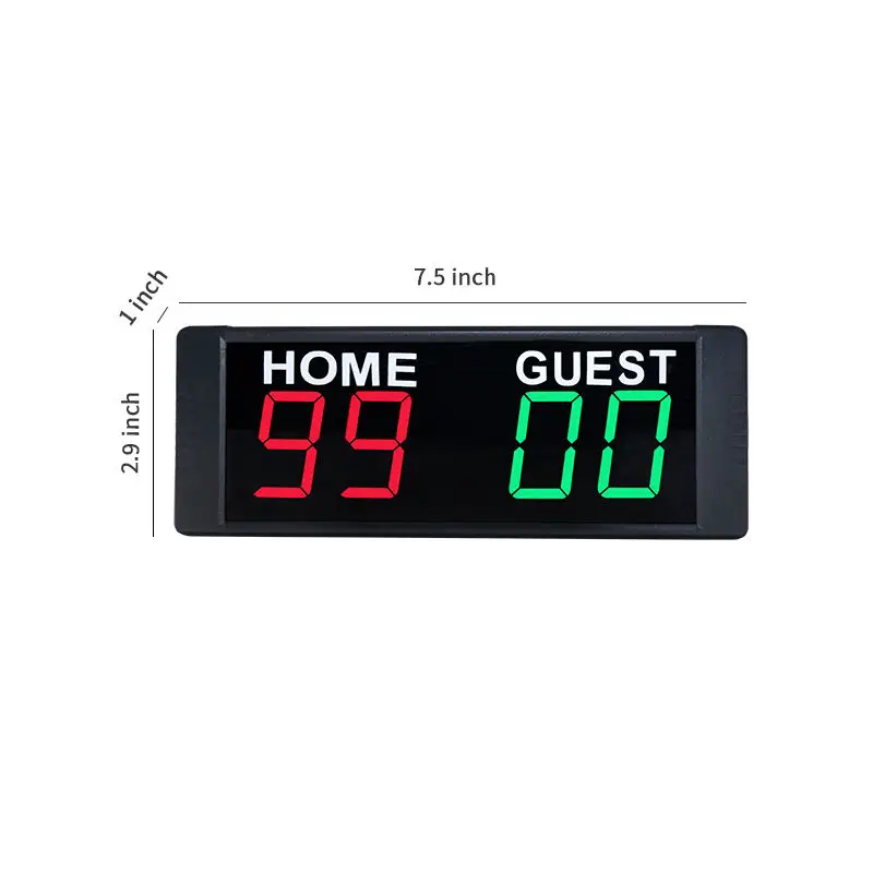 GANXIN Wireless Basketball Game Scoreboard Built-in Rechargeable Battery Tabletop  Electronic Scoreboard with Remote