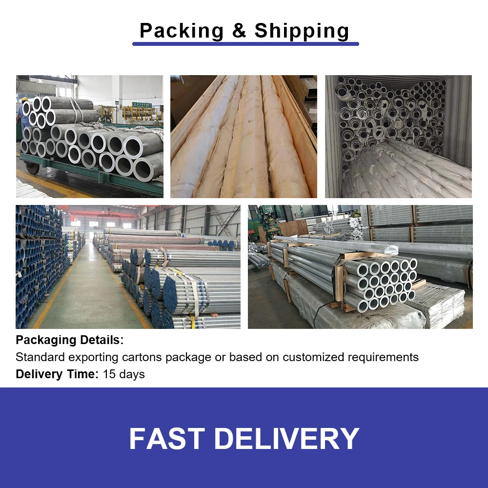 MAXI Anodized 6061 7005 7075 T6 Aluminum Pipe Aluminum Tube with fast delivery