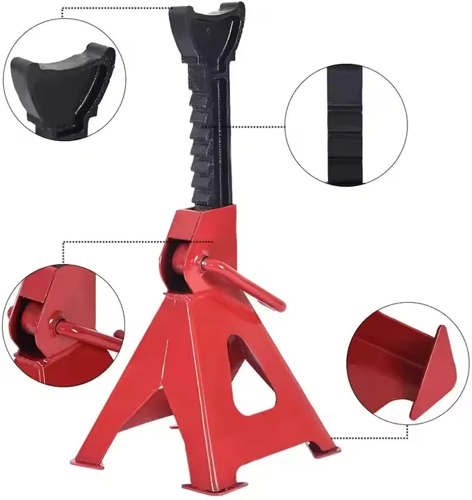 High Quality Heavy Duty Steel Safety Mechanical Jack Stand Adjustable Height Factory Direct Supply-3Ton 12Ton Car Lift Jacks