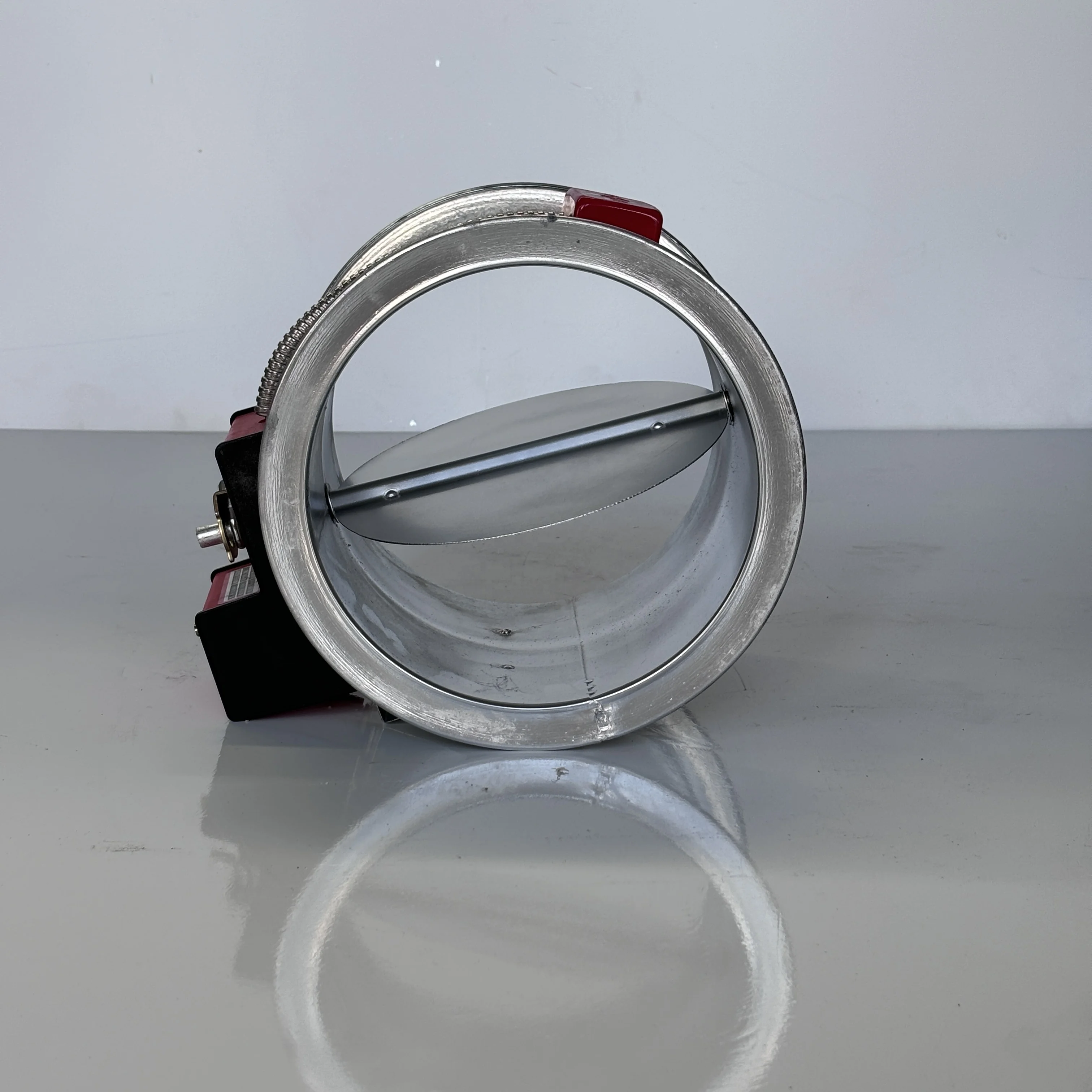 Made in China Galvanized Steel Bellmouth Spigot with Balancing Damper for Air Volume Control suppliers