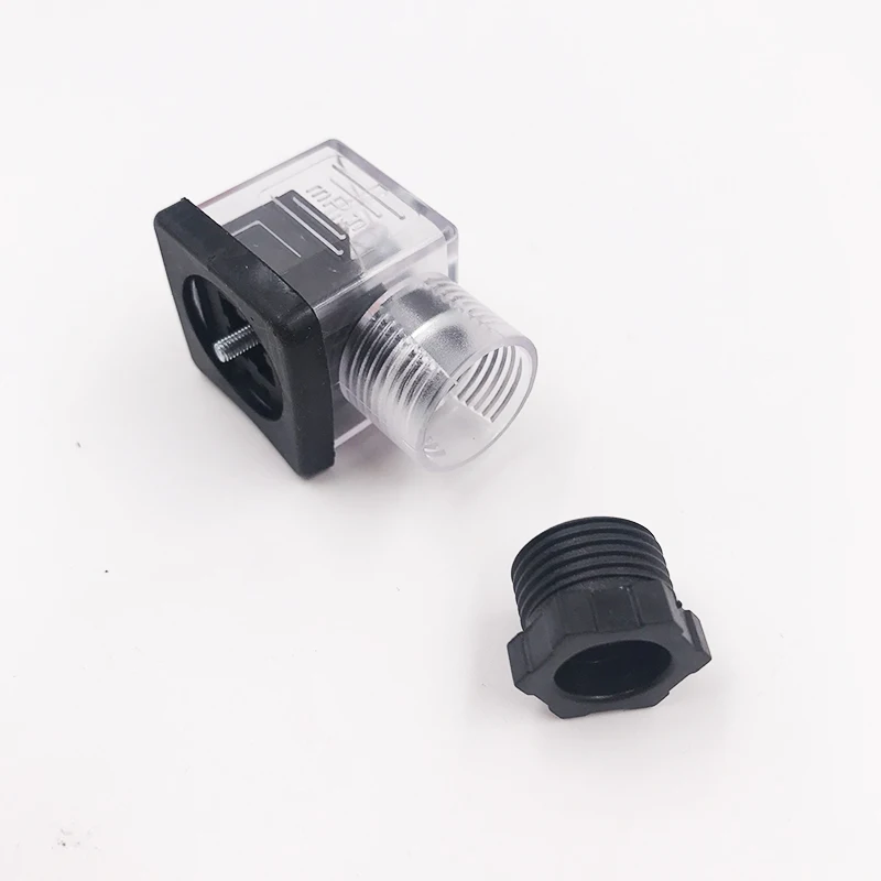 DIN43650A светодиодный Тип KVN204 MPM 3 гнезда 0200 Соленоидный клапан катушка соединитель