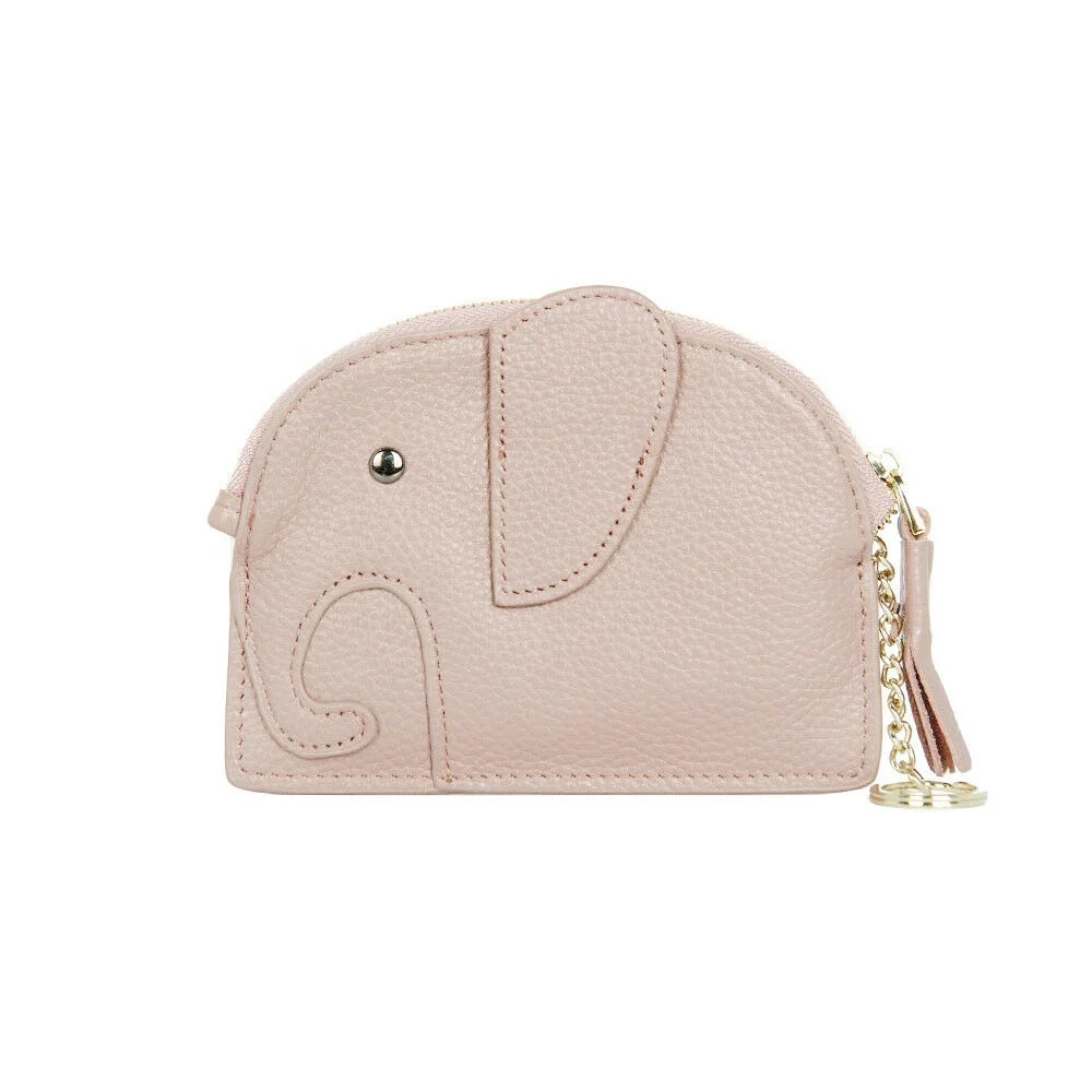 High Quality Custom logo Printing Wallet Women Zipper Mini Pink Wholesale Coin Purse