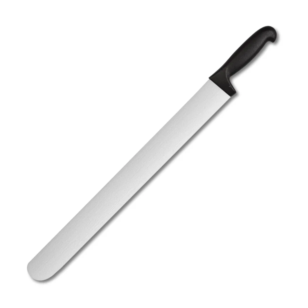 19-Inch Stain-Resistant Steel Kitchen Party Dessert Knife Kebab Knife with PP Handle for Serving Cake & Other Dishes
