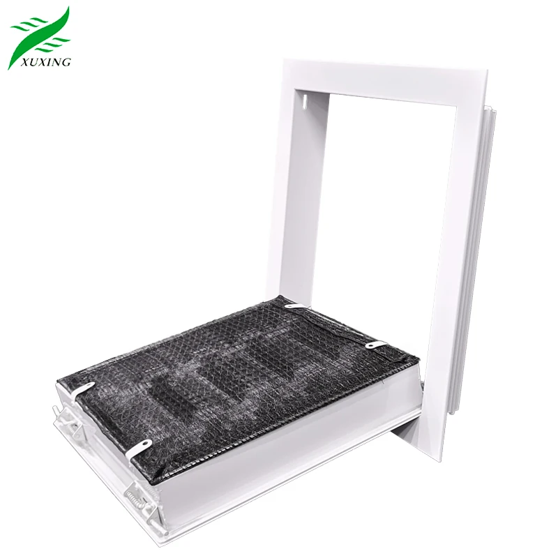 HVAC Ventilaition Aluminum Exhaust Detachable Ac Slot Grill Air Supply Door-hinged Linear Slot Diffuser With Air Filter