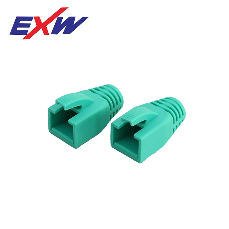  Cat 6 cat 5e UTP STP RJ45 ботинка штепсельной вилки разъем крышки ботинки на резиновой