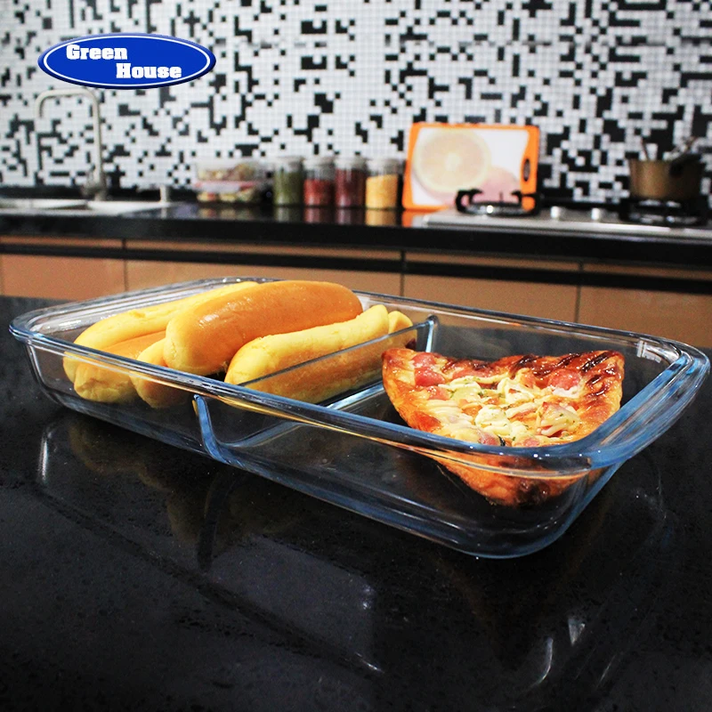 Taking Away Rectangular Glass Baking Dish & Tray