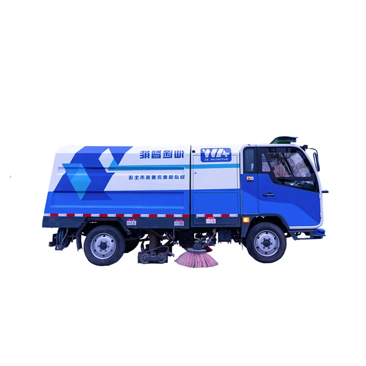 Rotating Automatic Road Broom Sweeper Power Electric Road Sweeper