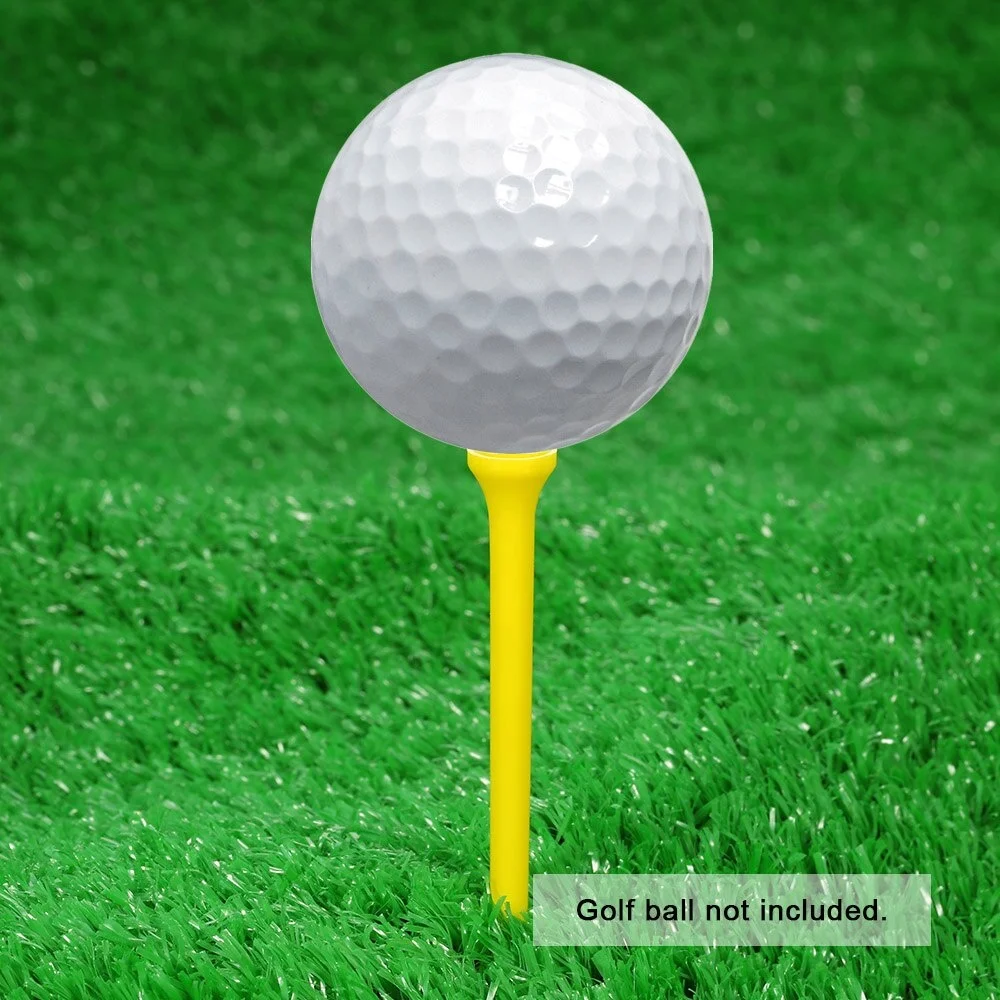 Wholesale Private Label Golf Tees Black Short 3 Prong Plastic Rubber Golf Tees for Driving Range