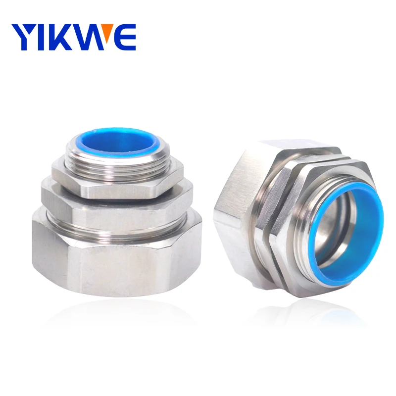 Hose Fittings Stainless Steel Metal 8mm G1/4 DPJ End style joint fitting connector for metal flexible conduit pipe hose