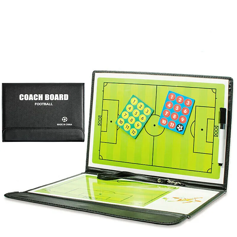 Three-fold magnetic folding basketball tactical board sand table tactical board graphic board with magnet teaching