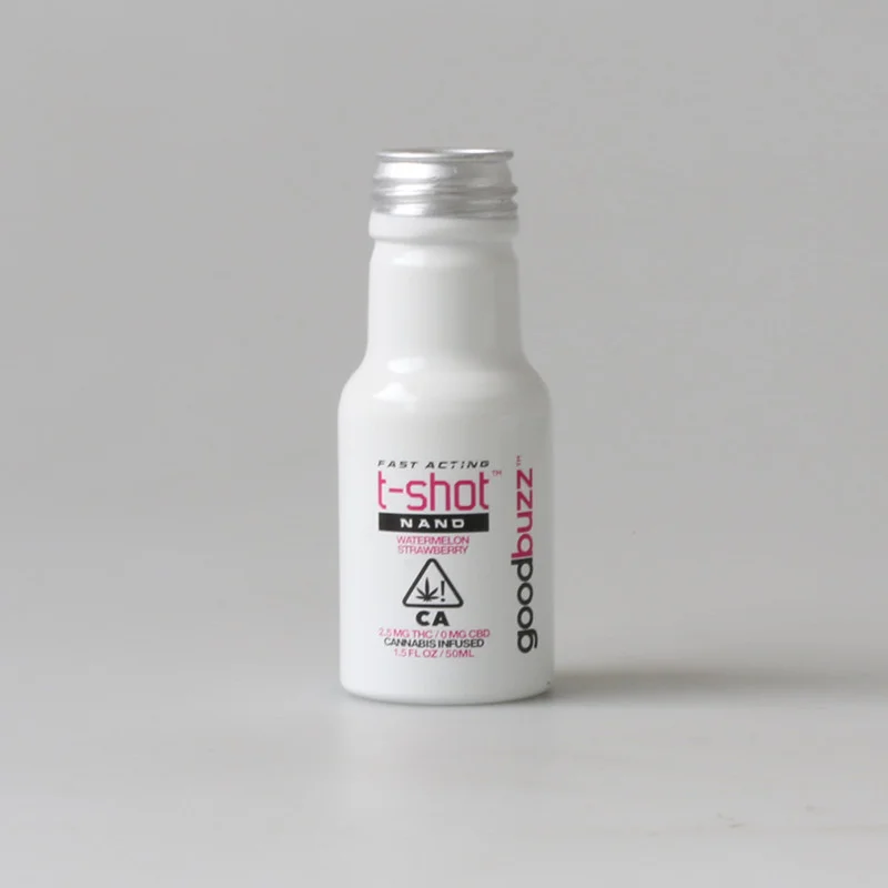 
BPA free 50ml mini aluminum energy shot bottle food grade metal juice drink bottle with CR cap 