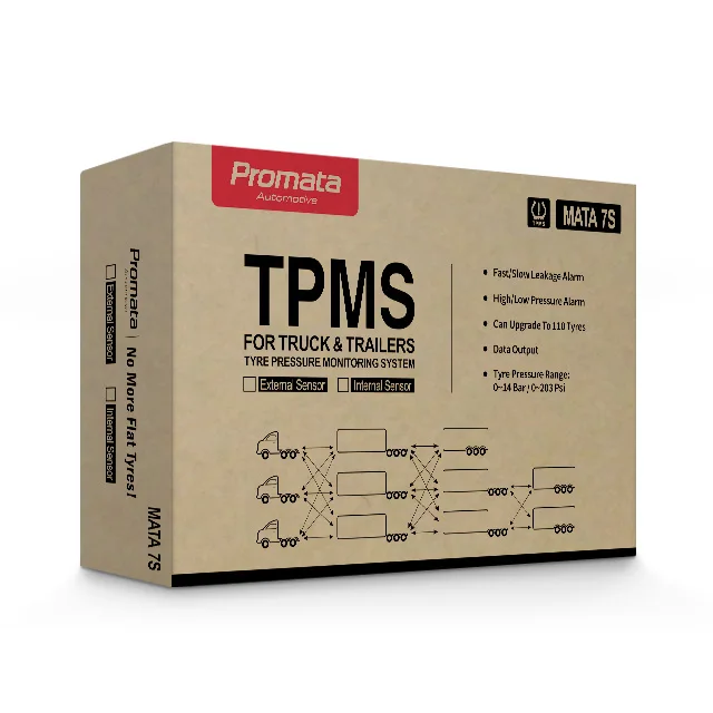 Smart TPMS for Trucks & Trailers Monitors Up to 110 Tires, Real-Time Pressure & Temp Alerts, Hook-Drop Detection