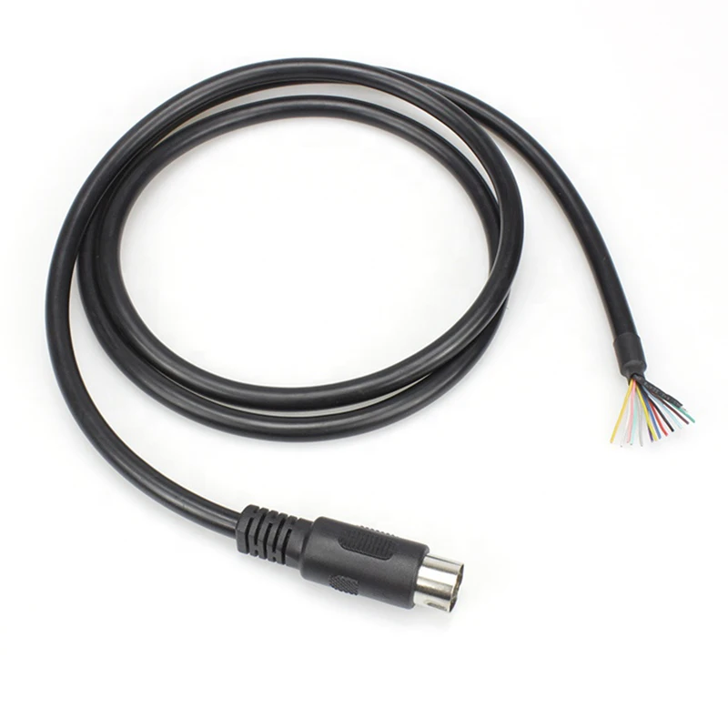 Пользовательский экран Луженый провод открытый конец 24AWG 26AWG 13 PIN DIN