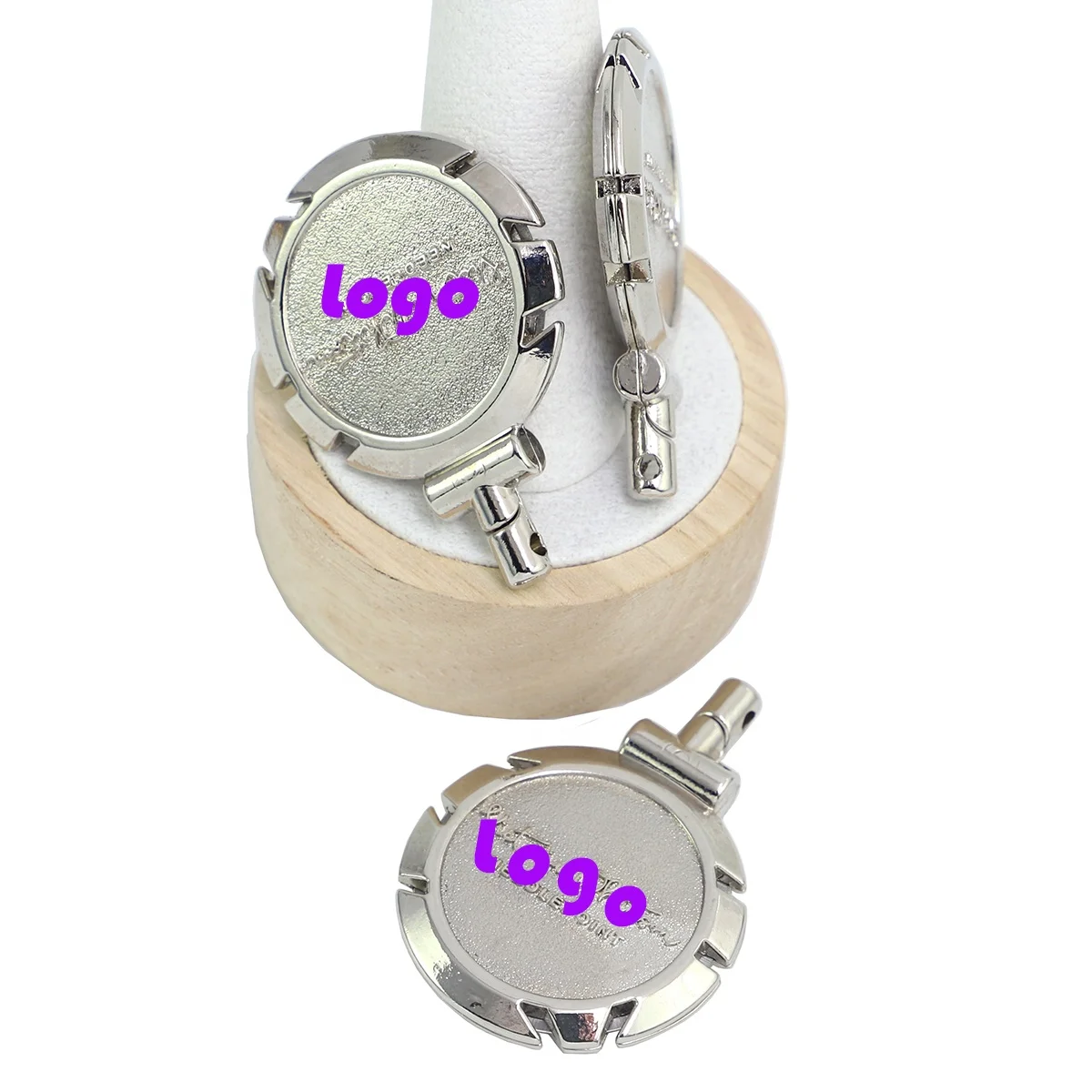 Metal Embroidery Tool Stitching Thread Cutter Pendant with A Sharp Circular Blade Inside