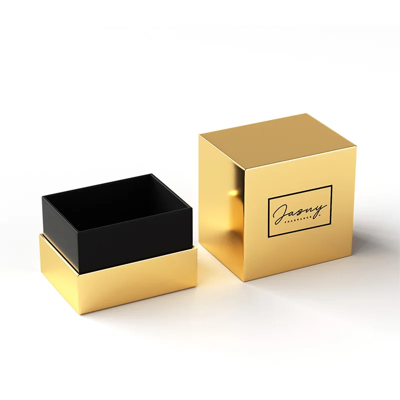 Factory Direct Lid & Base Scented Candle Box Luxury Candle Jar Gift Box Packaging Rigid Paper Candle Packaging Box With Insert