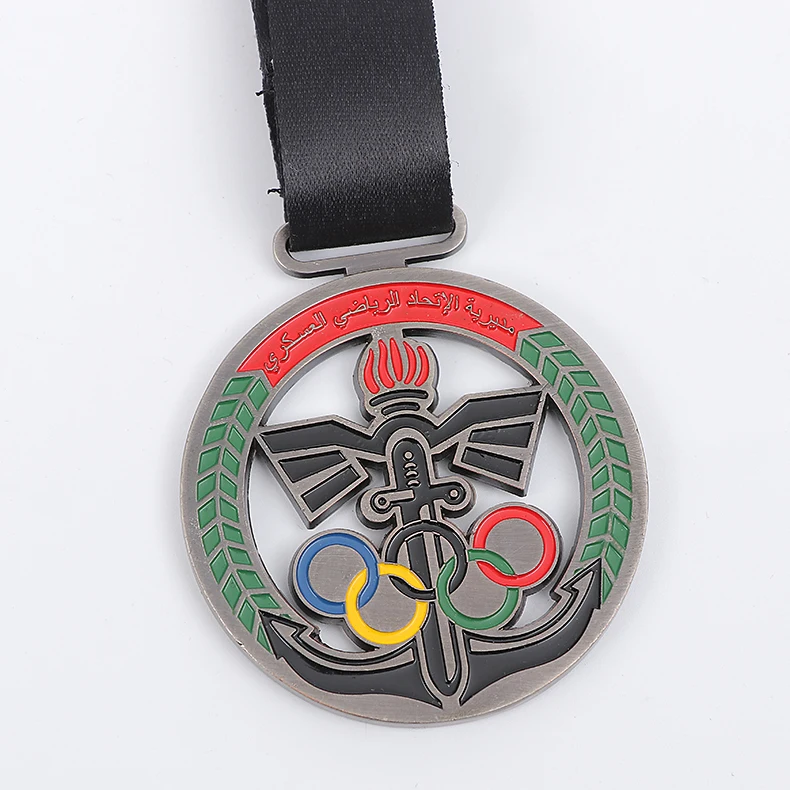 Free design all size OEM ODM high quality 2D 3D die cast metal sports custom medals
