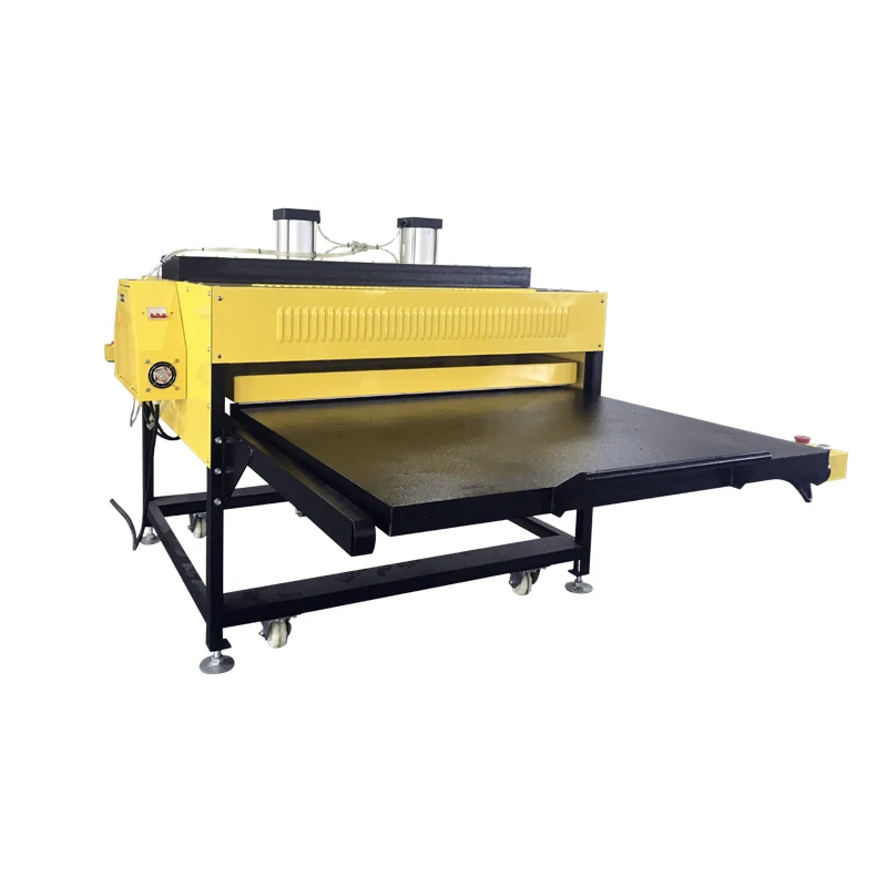 Large format Pneumatic tshirt printing machine heat transfer 100x120 heat press machine