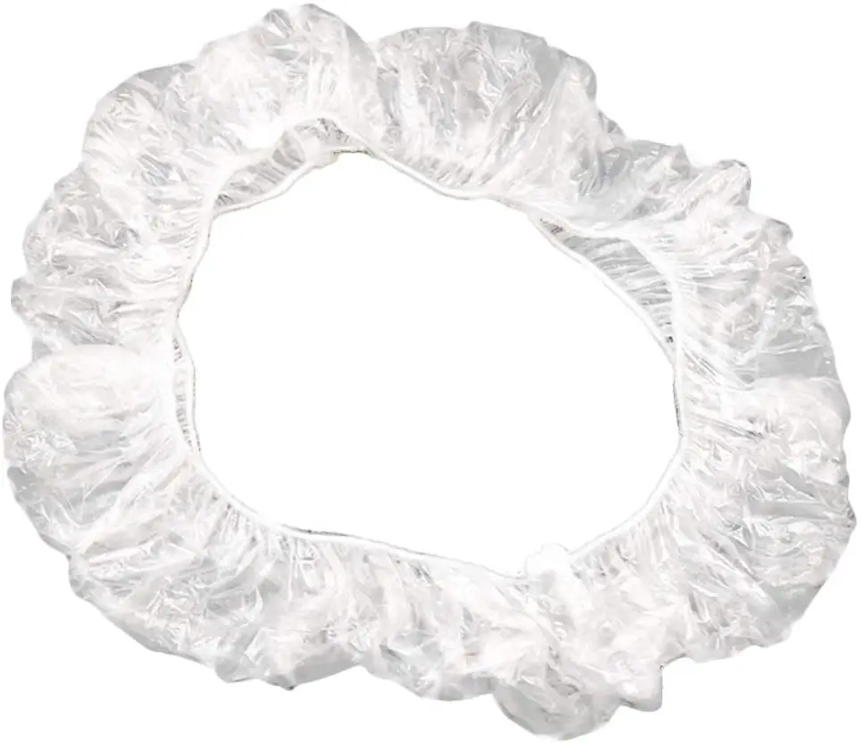 Universal Disposable Steering Wheel Cover Plastic Transparent Car Steering Wheel Covers with Elastic Trims for Steering Wheels