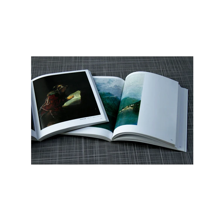 
High Quality perfect binding art book brochure flyer printing service Oil Painting Set 