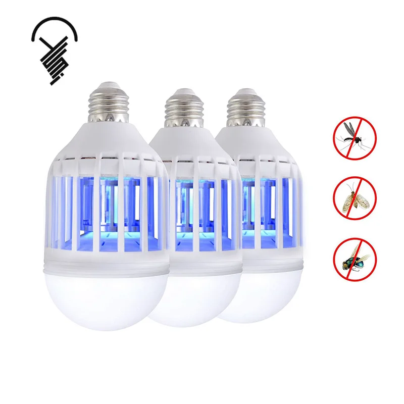 Новый стиль LED комаров убийца 15 Вт 1000LM 6500K Электронный fly приманки лампа для спальни