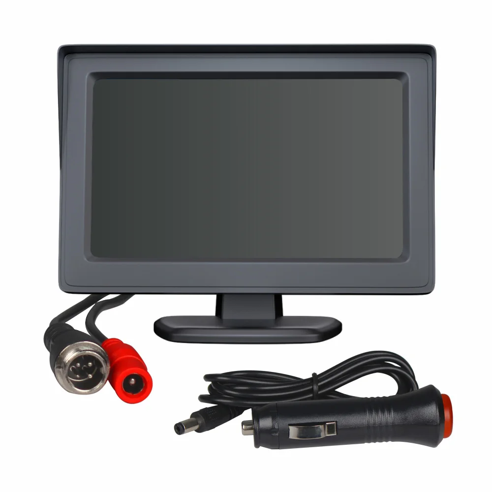 Autoelectronics Portable Small 4.3 5 Car Monitor Led Car Lcd Bus Tv 7 9 10 Inch Monitor for Voiture Van Mini Bus