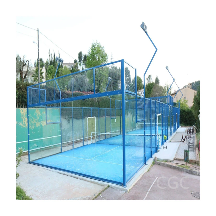 Padel court size 20x10m artificial turf line for paddle sport
