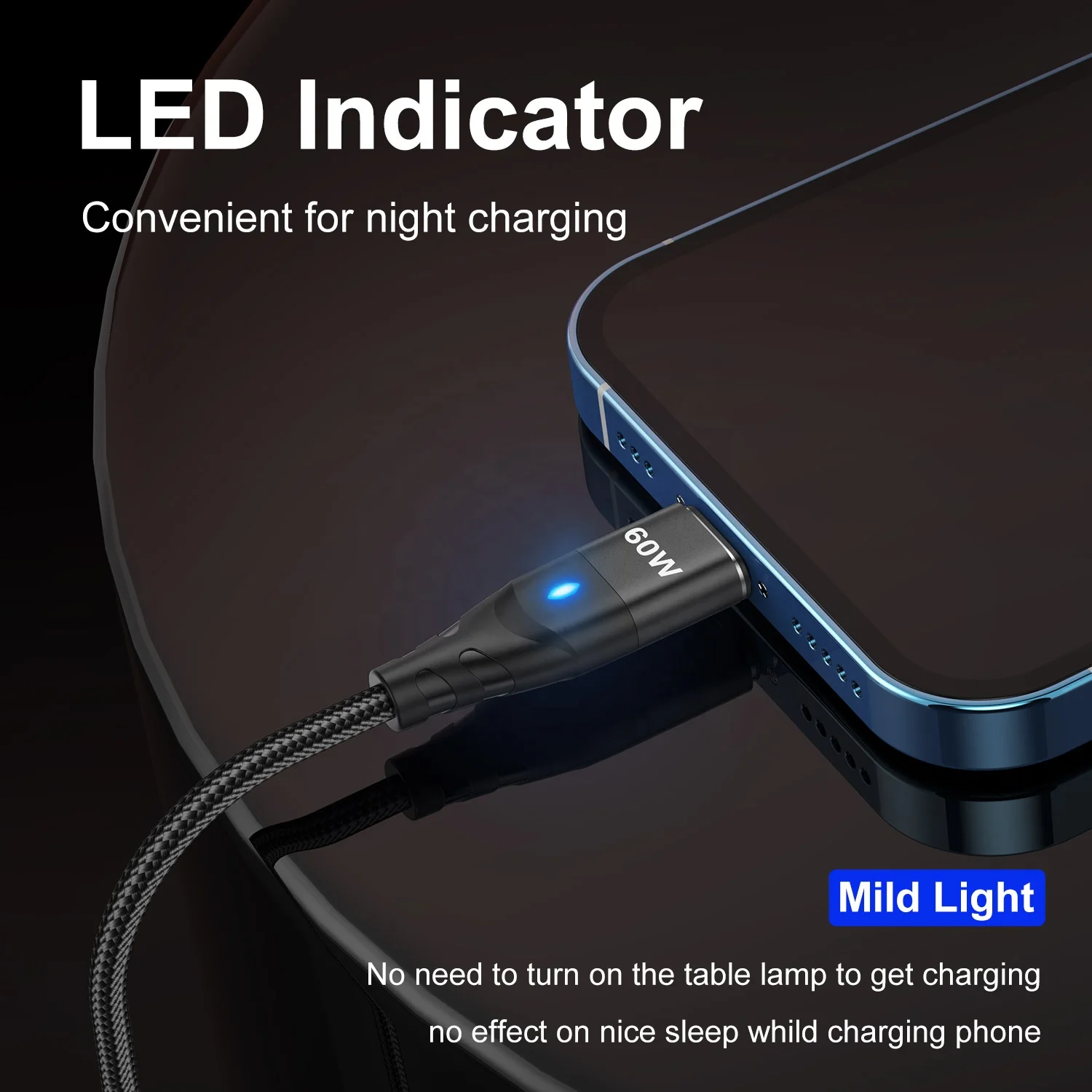 USLION 6 in 1 PD60W 3 in 1 USB Cable Type C Magnetic Cable Charger Charging Data Cable Magnet Micro USB for iphone 14