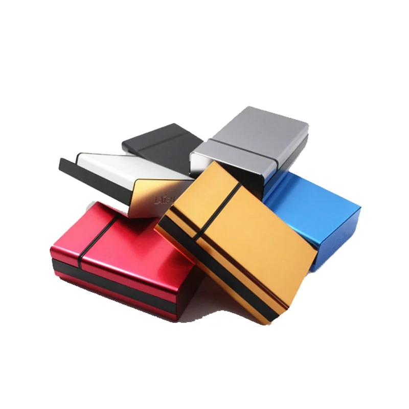 Wholesale Fashion Portable Timed Aluminum Cardboard 14pcs Cigarette Box/Cigarette