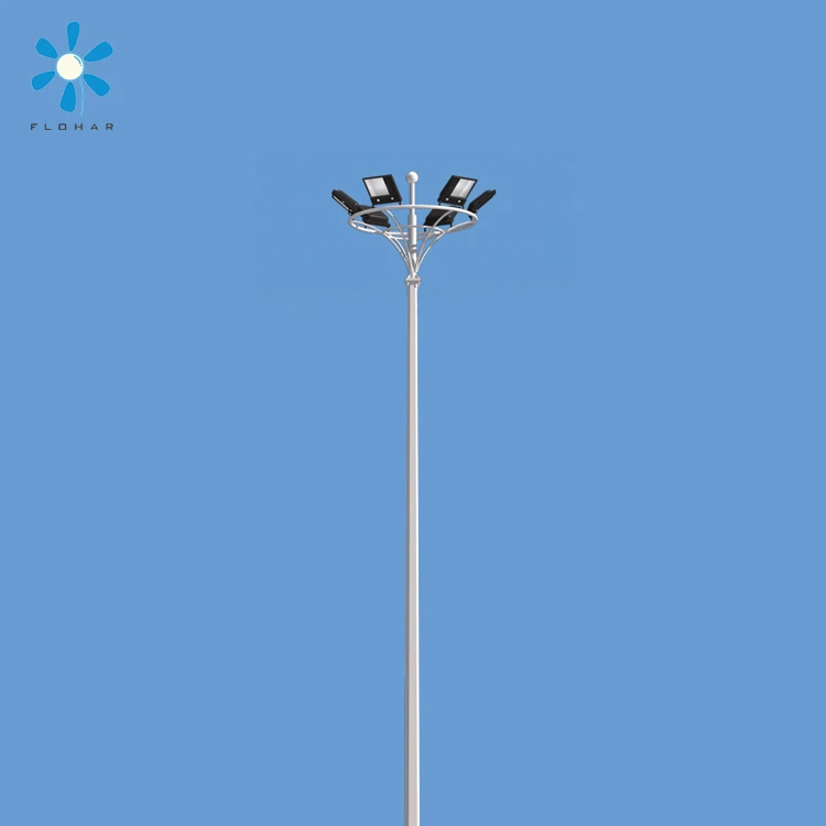 Vertical new flood generation mounted high pole lamp mast light