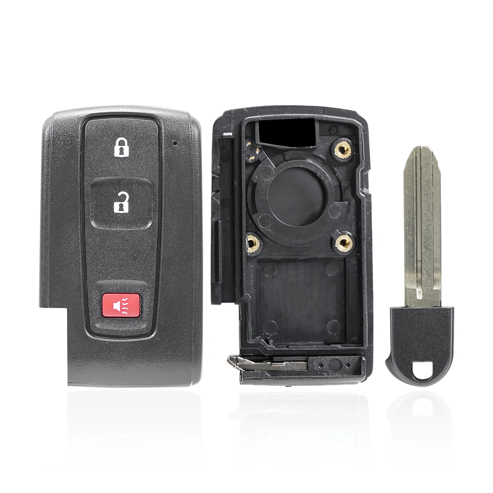 Car Key Shell Vehicle Keys  Hot-selling smart plastic case for Toyota Prius 2+1 keys without logo without chip