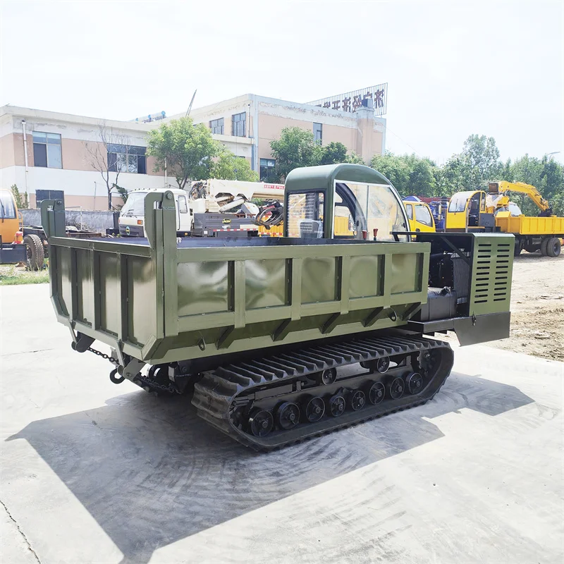 New 5 Ton Mini Crawler Carrier Rubber Track Dumper From China
