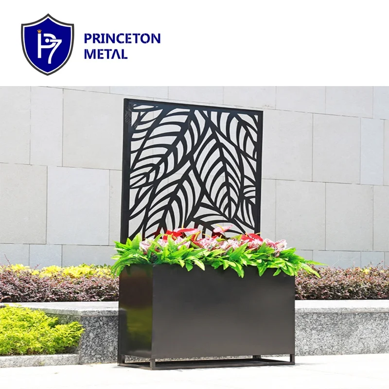 outdoor aluminum raised garden bed Customized commercial Aluminum planter box for distributor reseller