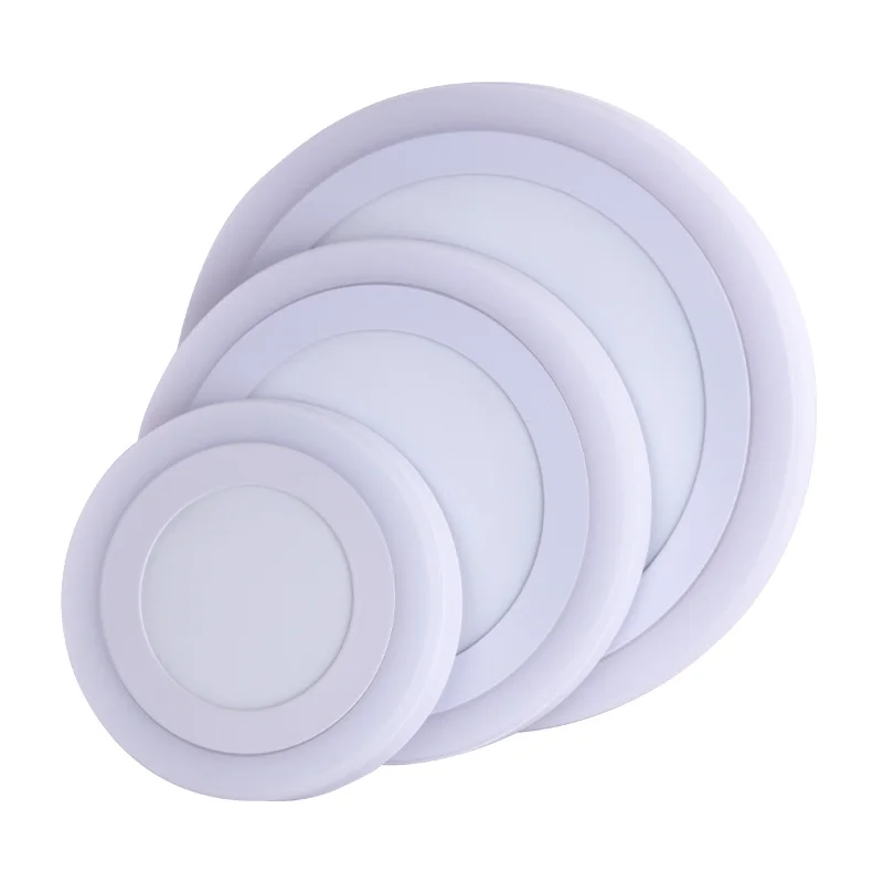 Hot Sell Ceiling Light Indoor Lighting RGB Adjustable Two-color 3+3W Led Panel Light for Home Office Ceiling