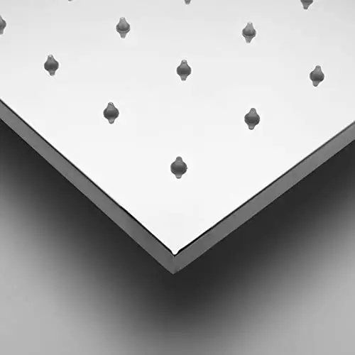 20x40 inch Rectangle Stainless Steel 3 colors changing LED rainfall shower head for Ceiling Mount type,chrome