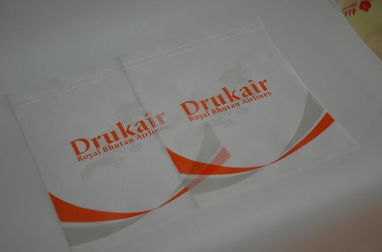 Printed non woven fabric airline seats head rest cover