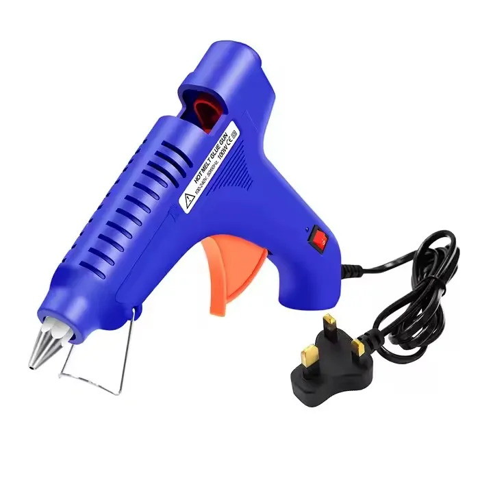 High Quality 230v 100 Watts 7mm 11mm Corded Electric High Temperature Mini Hot Melt Glue Gun For Home Use